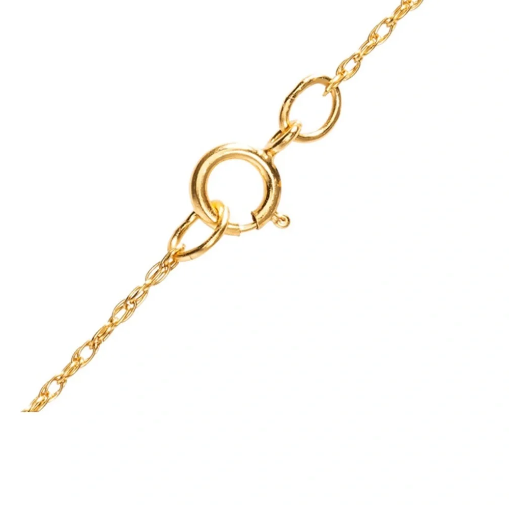 Disney The Little Mermaid Female 10K Gold Textured Ariel Pendant Necklace